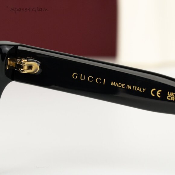 Gucci Women Sunglasses Black Grey Cat Eye GG1982S 001 NEW AUTHENTIC main image 6